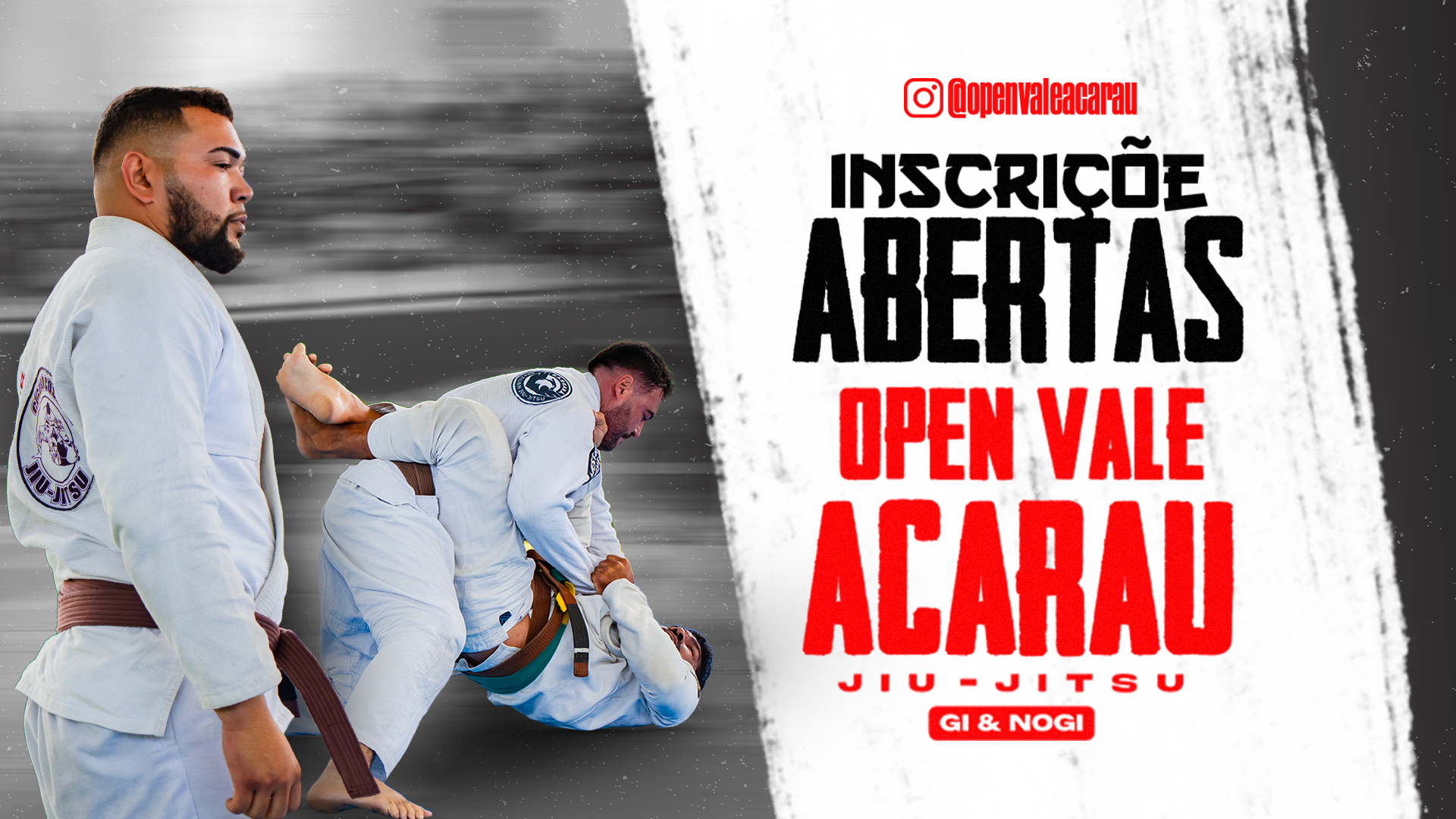 OPEN VALE DO ACARAÚ DE JIU-JITSU GI e NO GI 